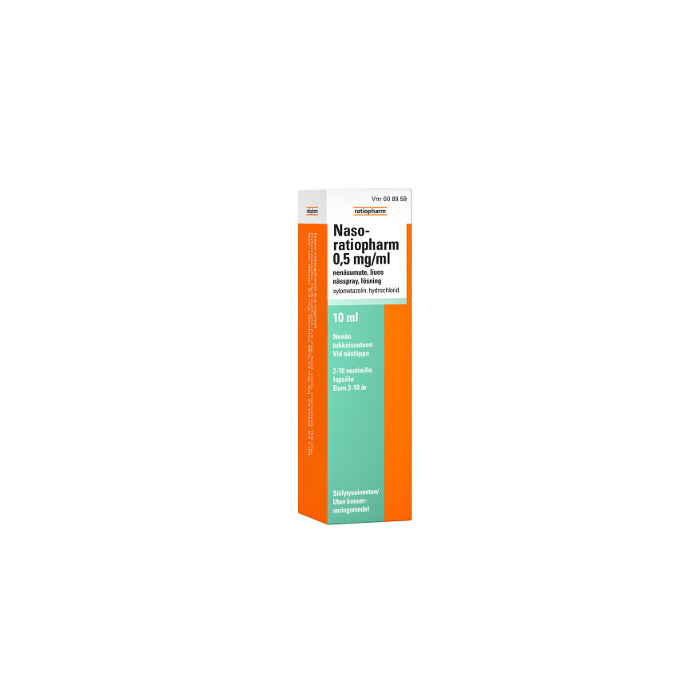 NASO-RATIOPHARM nenäsumute, liuos 0,5 mg/ml 10 ml kuva 2