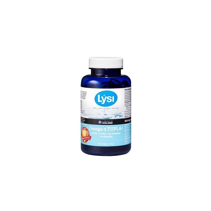 Lysi Omega-3 Tupla+ 800mg 100 kaps