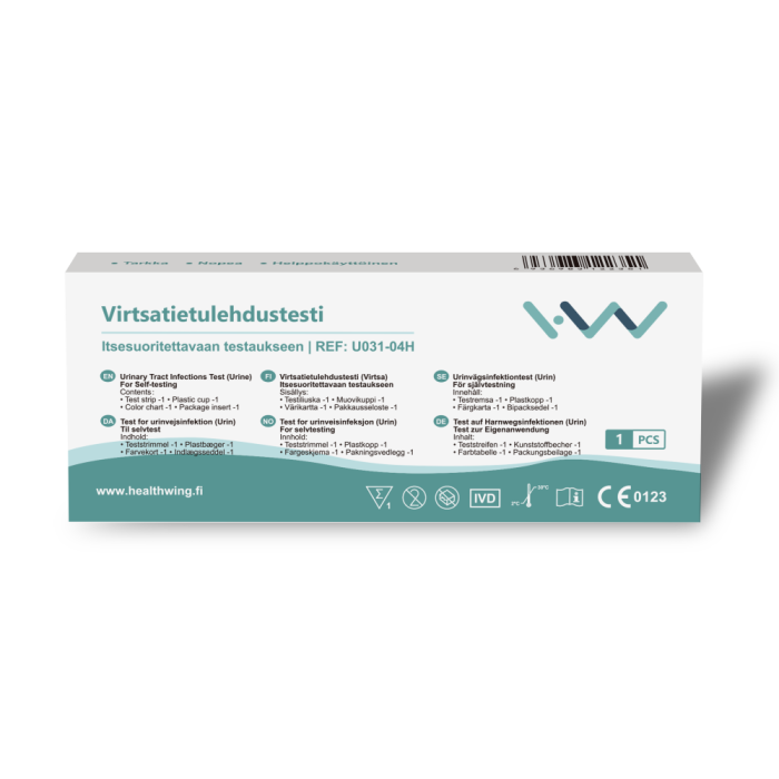H&W Virtsatietulehdustesti 1 kpl kuva 2