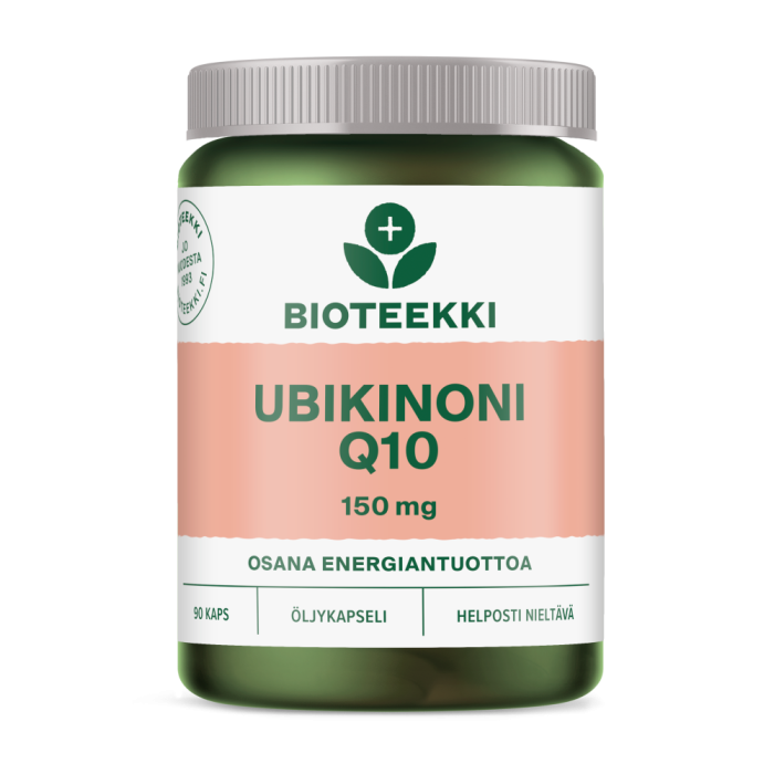 Bioteekki Ubikinoni Q10 90 kaps