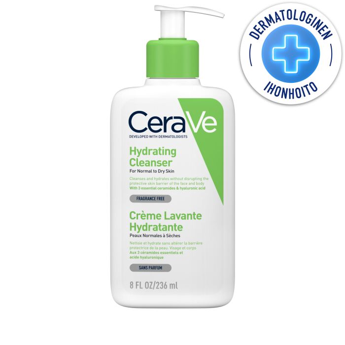 CeraVe Hydrating Cleanser, pumppu 236 ml kuva 2