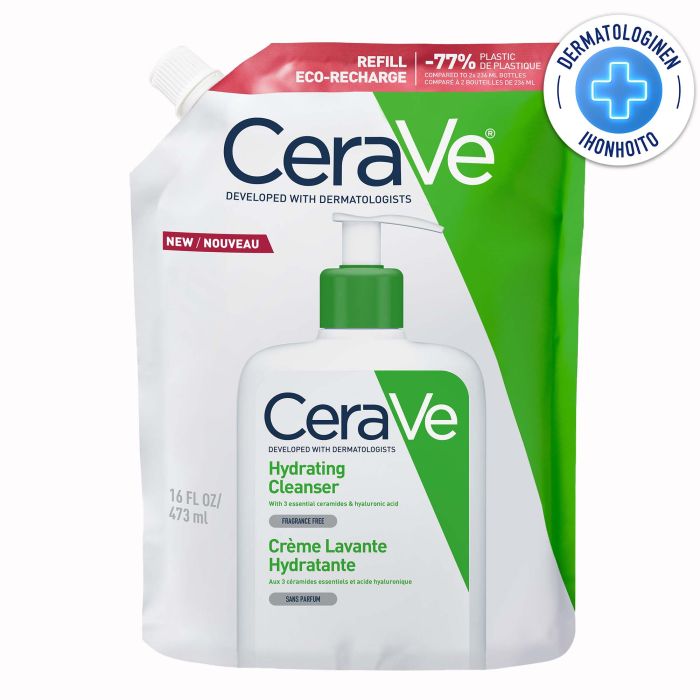 CeraVe Hydrating Cleanser täyttöpakkaus 473 ml kuva 2