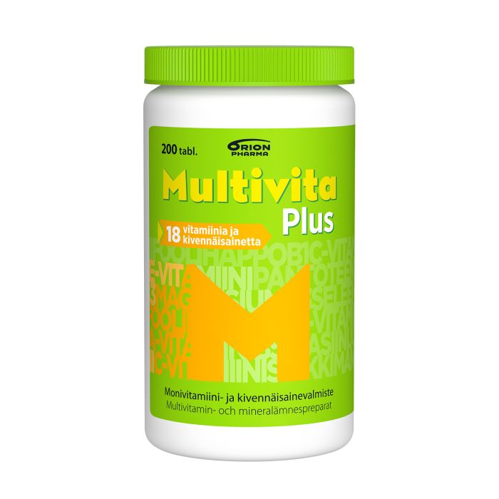 Multivita Plus monivitamiini 200 tabl kuva 2