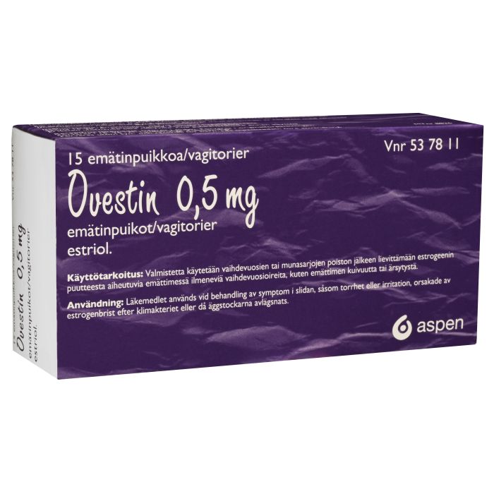 OVESTIN emätinpuikko 0,5 mg 15 fol kuva 3