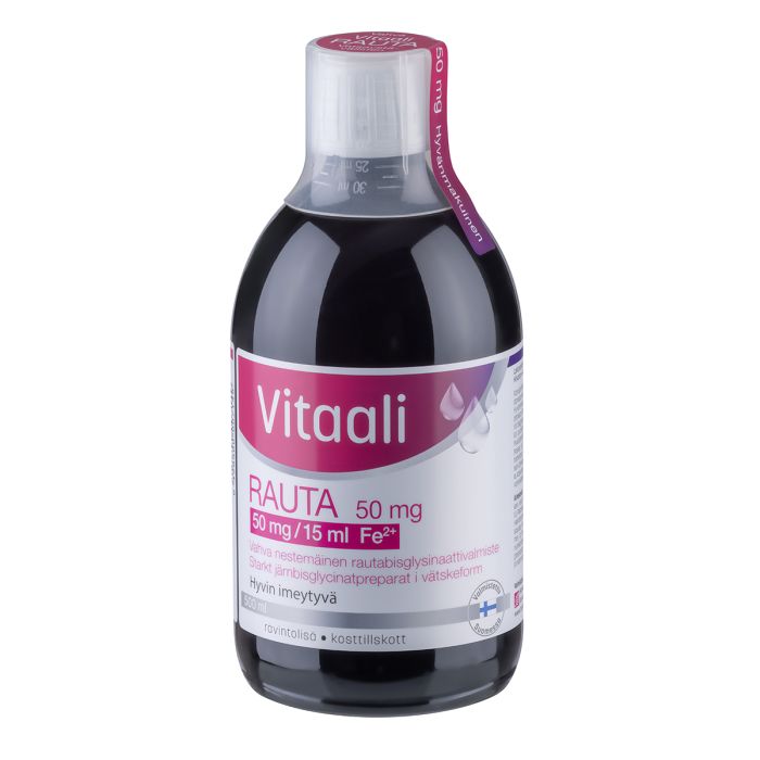 Vitaali Rauta 50 mg 500 ml kuva 3