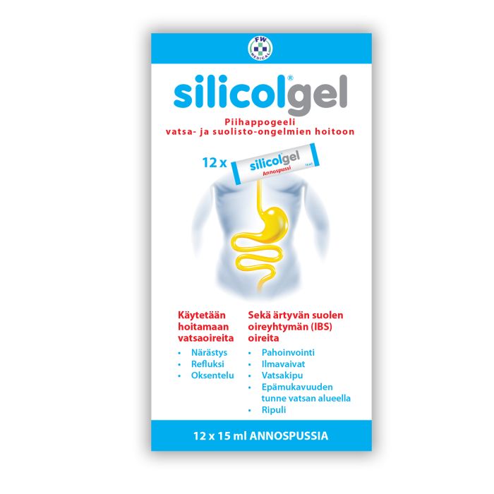 Silicolgel piihappogeeli annospussit 12 x 15 ml kuva 3