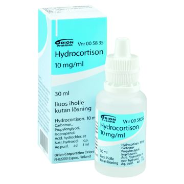 HYDROCORTISON liuos iholle 10 mg/ml 30 ml
