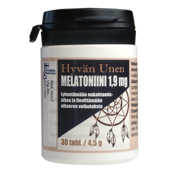 Hyvän unen Melatoniini 1,9 mg 30 tabl