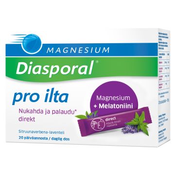 Diasporal magnesium pro ilta Direkt 20 kpl
