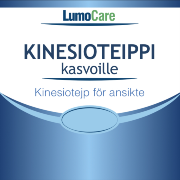 Lumocare Kinesioteippi kasvoille 2,5 cm x 5 m beige 2 kpl