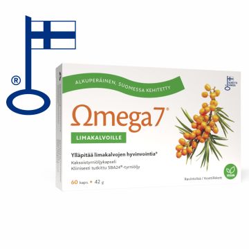 Omega7 Kaksoistyrniöljy FIN 60 kaps