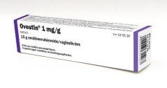 OVESTIN emätinemulsiovoide 1 mg/g asetin 15 g