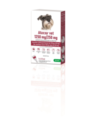 Ataxxa vet paikallisvaleluliuos 1250 mg / 250 mg 2,5 ml