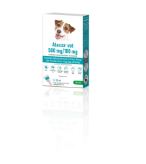 Ataxxa vet paikallisvaleluliuos 500 mg / 100 mg 1 ml
