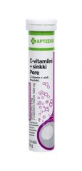 APTEEKKI C-vitamiini + sinkki Pore mustaherukka 20 tabl